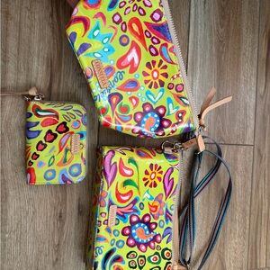 Consuela Multicolor Floral Shoulder Bag Set